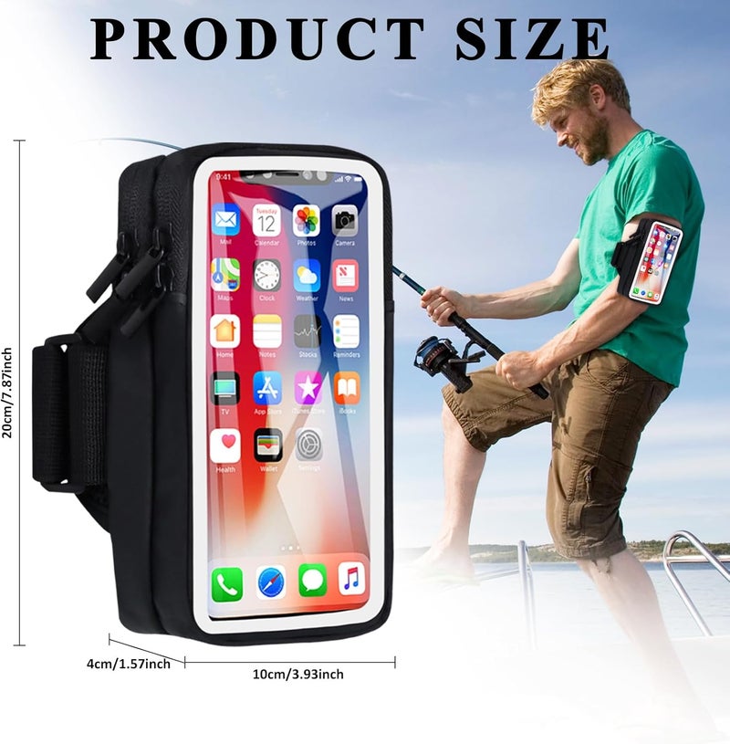 MOVOYEE حامل هاتف لذراع الجري حامل هاتف خلوي آيفون 16 16e 15 14 13 12 11 برو ماكس Xs Xr X بلس SE ميني جالاكسي ألترا S25 نوت - Image 5